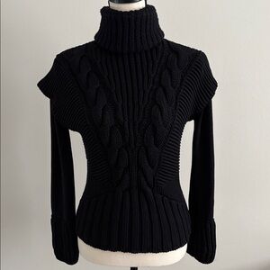 Alexander McQueen Wool Turtleneck Sweater, Large